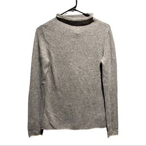 Nicole Miller 100% cashmere sweater heather grey very good condition!
